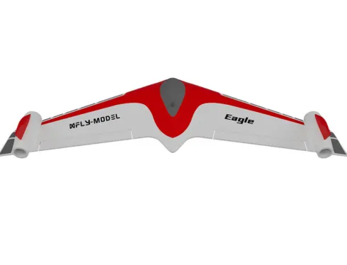 XFLY Eagle 40mm EDF Flying Wing ARTF met Gyroscoop – Rood