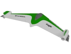 XFLY Eagle 40mm EDF Flying Wing ARTF met Gyroscoop – Groen