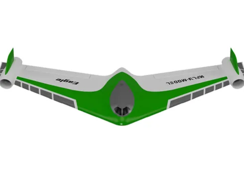 XFLY Eagle 40mm EDF Flying Wing ARTF met Gyroscoop – Groen