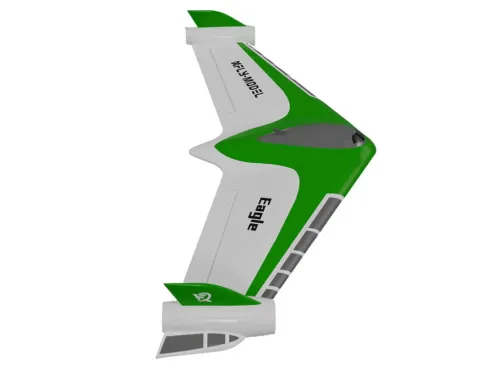 XFLY Eagle 40mm EDF Flying Wing ARTF met Gyroscoop – Groen