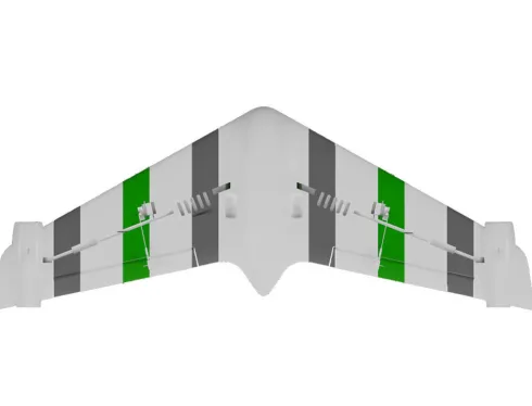 XFLY Eagle 40mm EDF Flying Wing ARTF met Gyroscoop – Groen