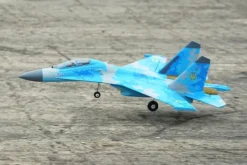 XFLY Twin 50MM SU-27 EDF 750MM Jet ARF – Blue Camo