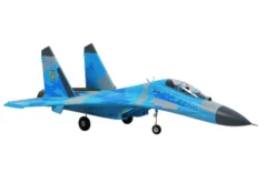 XFLY Twin 50MM SU-27 EDF 750MM Jet ARF – Blue Camo