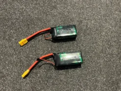 2x Parallel accu’s 6200 mah 7,4v 2s in een nette staat!