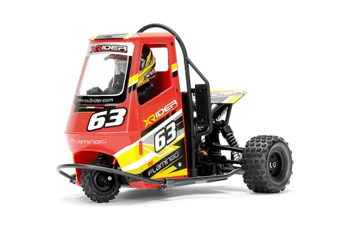 X-Rider Flamingo 1/8 RC Tricycle rood RTR