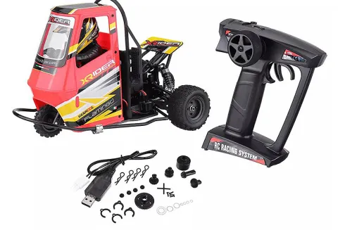 X-Rider Flamingo 1/8 RC Tricycle rood RTR