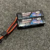 2x Traxxas Power Cell LiPo 7600mAh 7.4V 2S 25C ID TRX2869X in een nette staat!