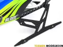 130X – Xtreme Carbon Landing Skid Set Black