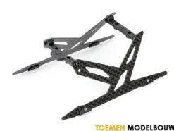 130X – Xtreme Carbon Landing Skid Set Black
