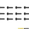Yellow RC Countersunk Self Tapping screw 2.6X8mm – YEL13009