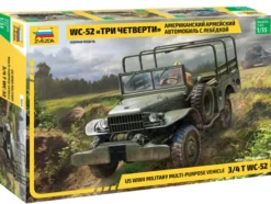 Zvezda US WWII Military-purpose vehicle 3/4 T WC-52 – 3664